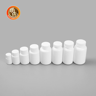 HDPE ম্যাট ফার্মেসি পিল বোতল 15ml থেকে 200ml প্লাস্টিক ক্যাপসুল বোতল
