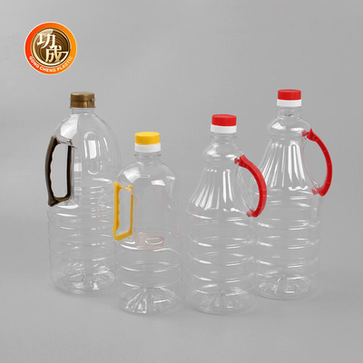 রান্নার ভোজ্য তেল 1600ml 1680ml 1800ml রান্নার জন্য PET স্বচ্ছ প্লাস্টিকের মশলা বোতল