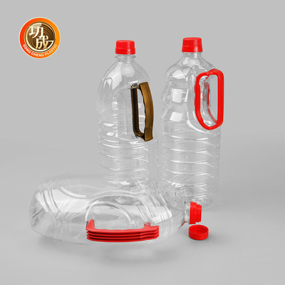 380ml 500ml 760ml প্লাস্টিক মশলা বোতল খালি বর্গাকার ভোজ্য তেলের বোতল