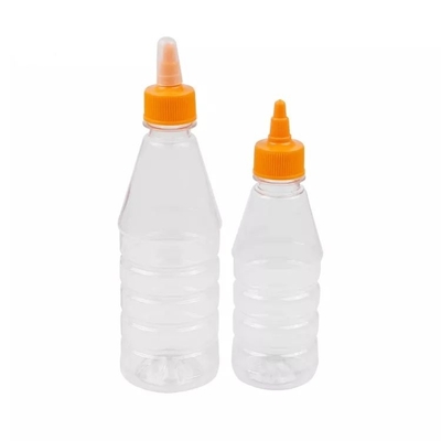 ফুড গ্রেড PET 17oz ক্লিয়ার কেচাপ সরিষা স্কুইজ বোতল