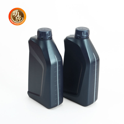 HDPE লুব্রিকেটিং ইঞ্জিন তেলের বোতল 1L প্লাস্টিক মোটর তেলের ধারক