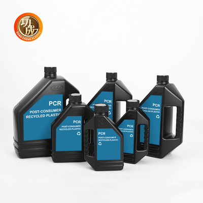 CQM খালি 1L মোটর ইঞ্জিন তেল বোতল পিসিআর প্লাস্টিক প্যাকেজিং ধারক