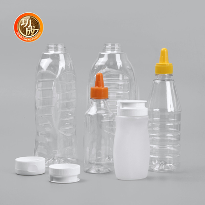 সিরাপ 250ml 500ml জন্য ফ্লিপ শীর্ষ প্লাস্টিক স্কুইজ সস বোতল