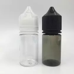 60ml 15ml 30ml 10ml খালি প্লাস্টিক E তরল বোতল 120ml পোষা কালো ড্রপার V3 বোতল