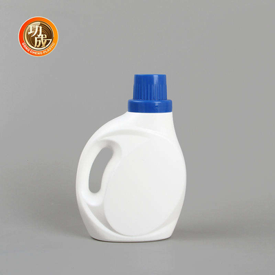 খালি HDPE লন্ড্রি ডিটারজেন্ট বোতল 1000ml 1500ml 3000ml সাদা তরল ডিটারজেন্ট বোতল