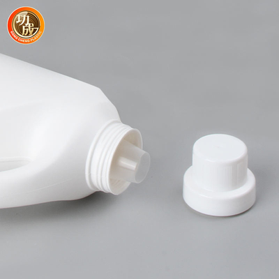 খালি HDPE লন্ড্রি ডিটারজেন্ট বোতল 2000ml 3000ml 5000ml