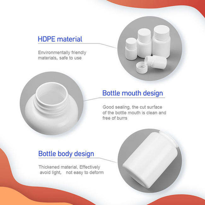 120ml ফার্মাসিউটিক্যাল HDPE মেডিসিন বোতল