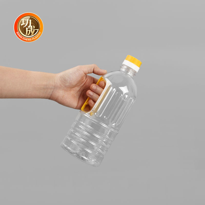 রান্নার ভোজ্য তেল 1600ml 1680ml 1800ml রান্নার জন্য PET স্বচ্ছ প্লাস্টিকের মশলা বোতল