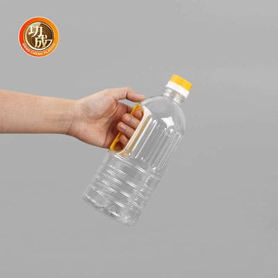 চিনাবাদাম তেল প্লাস্টিক মশলা বোতল PET স্বচ্ছ প্লাস্টিক সয়া সস বোতল