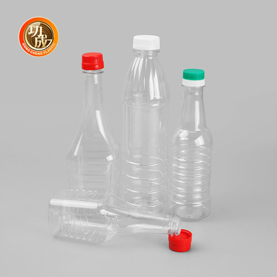স্বচ্ছ প্লাস্টিক মশলা বোতল 500ml 900ml 1800ml 5000ml অলিভ অয়েল প্লাস্টিকের বোতল