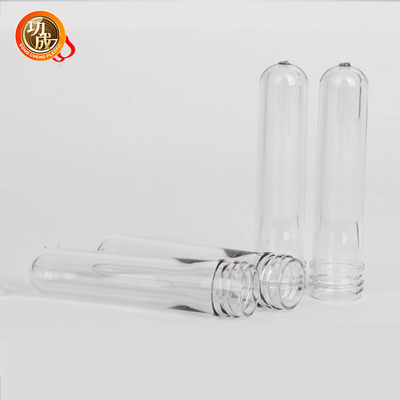 30mm 38mm ফুড গ্রেড PET প্লাস্টিকের বোতল প্রিফর্ম