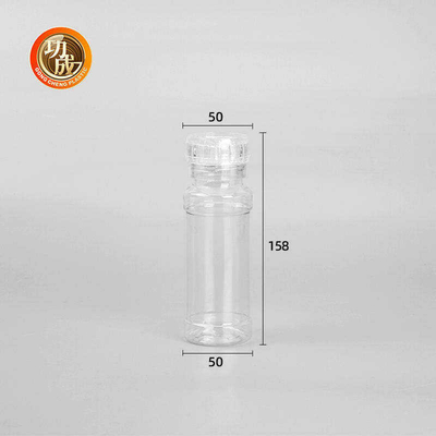 250ml PET মশলা বোতল মশলা লবণ এবং মরিচ পাত্রে