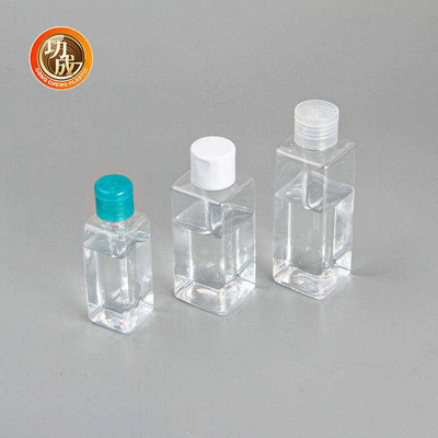 30ML কাস্টম পকেট প্লাস্টিক স্যানিটাইজার বোতল হ্যান্ড স্যানিটাইজার বোতল কীচেন