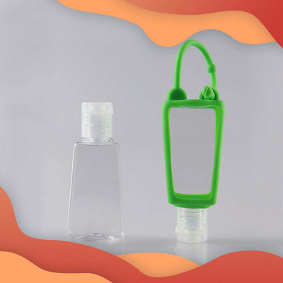 পোর্টেবল প্লাস্টিক স্যানিটাইজার বোতল 10ML 20ML 30ML হ্যান্ড জেল বোতল ধারক