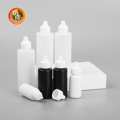 PE প্লাস্টিকের Squeeze বোতল 120Ml নরম চুলের তেল রঙ সস Twist খোলা বিতরণ ক্যাপ আবেদনকারী