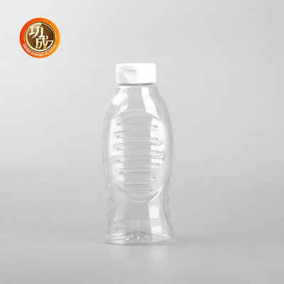 কাস্টম প্লাস্টিকের স্লিজ সস বোতল 300ml 500ml 1000ml মশলা জন্য