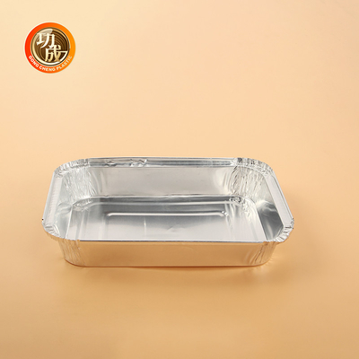 কাস্টমাইজ করুন আয়তক্ষেত্রাকার বৃত্তাকার খাদ্য প্যাকেজ প্যাকিং বক্স সিলভার গোল্ড ঢাকনা ঢাকনা ফয়েল ঢাকনা পিপি ঢাকনা