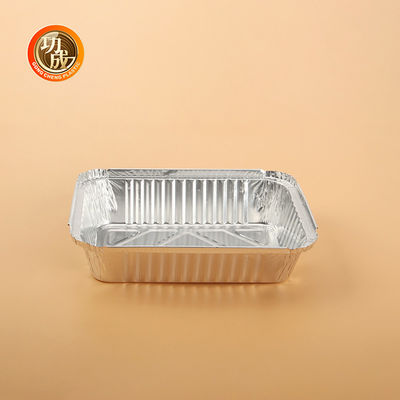 কাস্টম লোগো মুদ্রিত খাদ্য প্যাকেজ বাক্স আয়তক্ষেত্রাকার আকৃতির সিলভার ফয়েল ঢাকনা সমুদ্র দ্বারা / বায়ু দ্বারা / এক্সপ্রেস দ্বারা